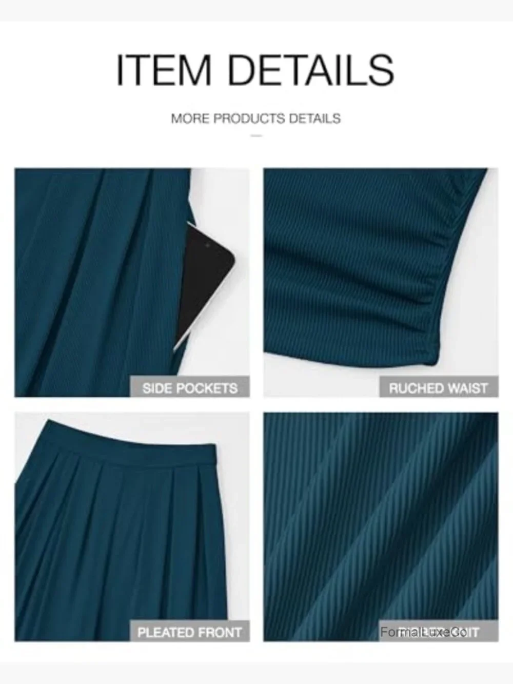 Cap Sleeve Ruched Top Wide Leg Pant Set Lounge Matching Set